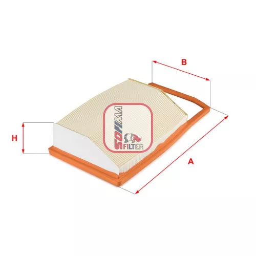 Luchtfilter SOFIMA S 3793 A)