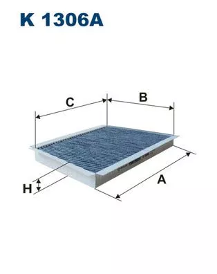 Filter, cabin air FILTRON K 1306A)