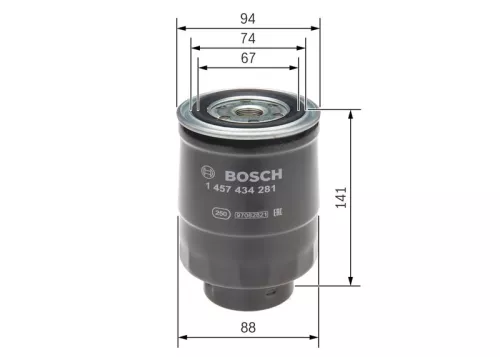 Fuel Filter BOSCH 1 457 434 281)