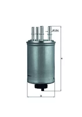 Brandstoffilter KNECHT KL 506)
