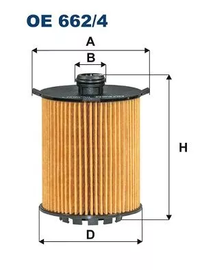 Oil Filter FILTRON OE 662/4)