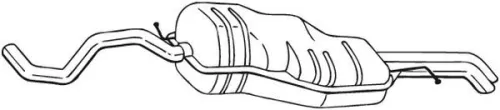 Achterdemper BOSAL 281-531)