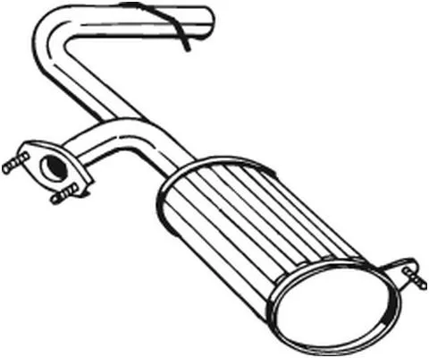 Achterdemper BOSAL 229-501)