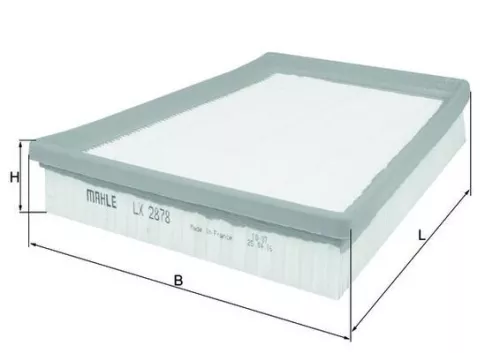 Luchtfilter KNECHT LX 2878)
