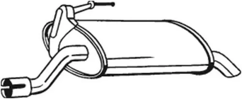 Achterdemper BOSAL 163-027)