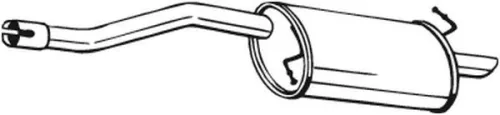 Achterdemper BOSAL 154-123)