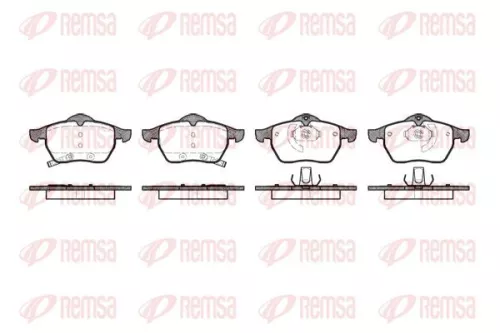 Brake Pad Set, disc brake KAWE 0390 32)