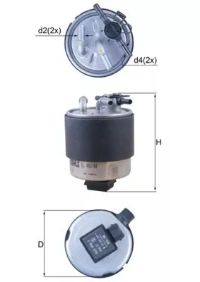 Fuel Filter KNECHT KL 440/44)