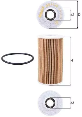 Oliefilter KNECHT OX 1138D)