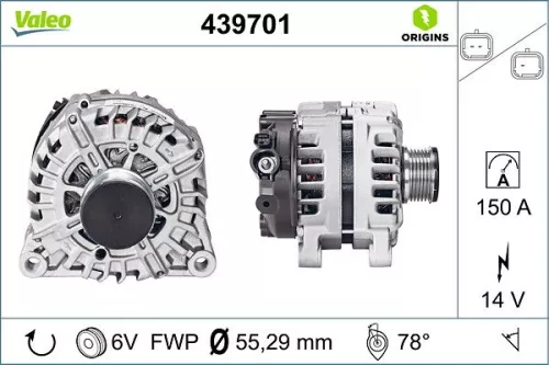 Alternator VALEO 439701)
