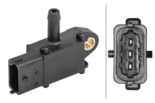 Sensor, exhaust pressure HELLA 6PP 009 409-071)