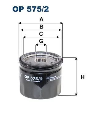 Oil Filter FILTRON OP 575/2)