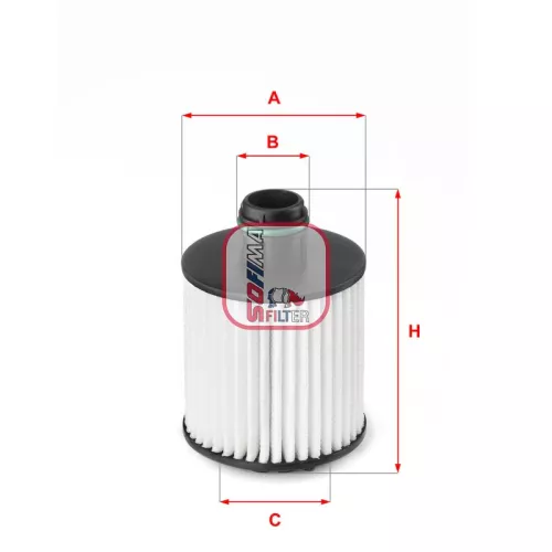 Oliefilter SOFIMA S 5139 PE)