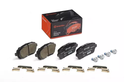 Brake Pad Set, disc brake BREMBO P 24 072X)