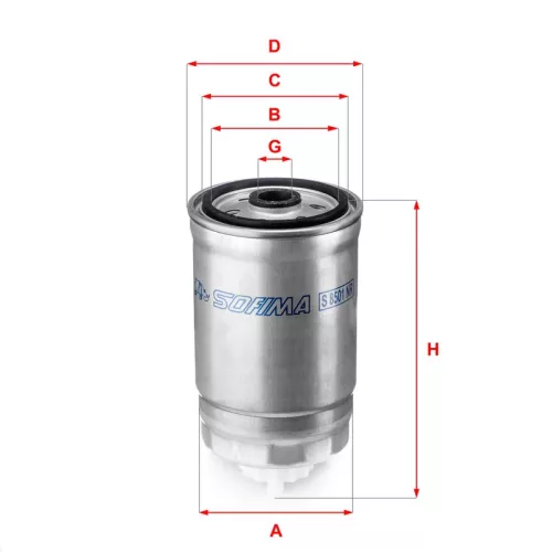 Fuel Filter SOFIMA S 8501 NR)