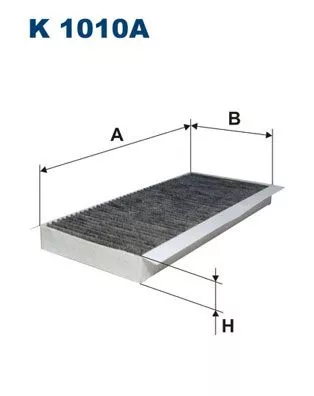 Filter, cabinelucht FILTRON K 1010A)