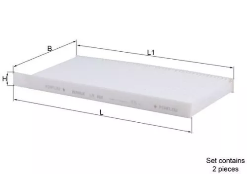 Filter, cabinelucht KNECHT LA 468/S)