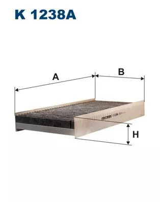 Filter, cabinelucht FILTRON K 1238A)