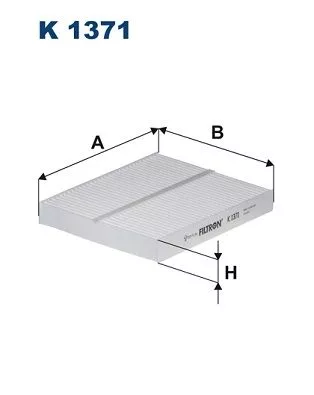 Filter, cabin air FILTRON K 1371)