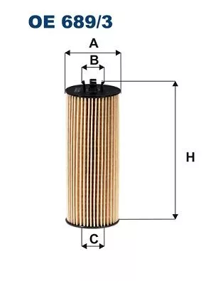 Oliefilter FILTRON OE 689/3)