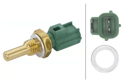 Sensor, coolant temperature HELLA 6PT 009 107-481)