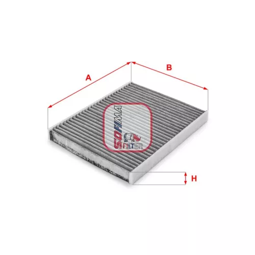 Filter, cabinelucht SOFIMA S 4103 CA)