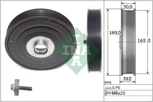 Riempoelieset, krukas Schaeffler INA 544 0088 20)
