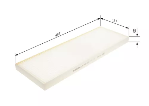 Filter, cabin air BOSCH 1 987 435 125)