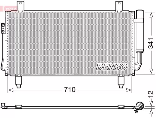 Condensor, airconditioning DENSO DCN45006)