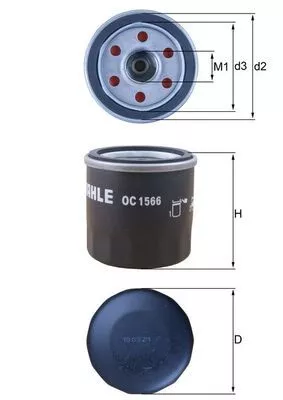 Oil Filter KNECHT OC 1566)