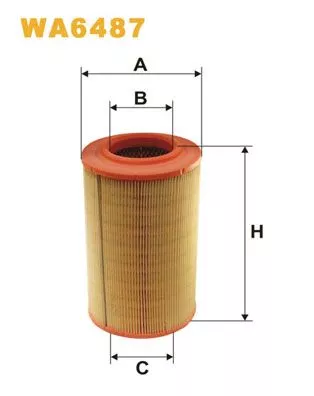 Luchtfilter WIX FILTERS WA6487)