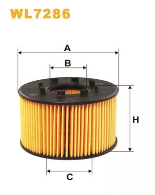 Oliefilter WIX FILTERS WL7286)