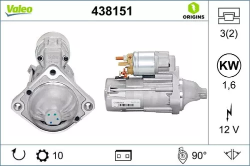 Starter VALEO 438151)