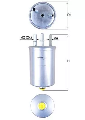 Fuel Filter KNECHT KL 511)
