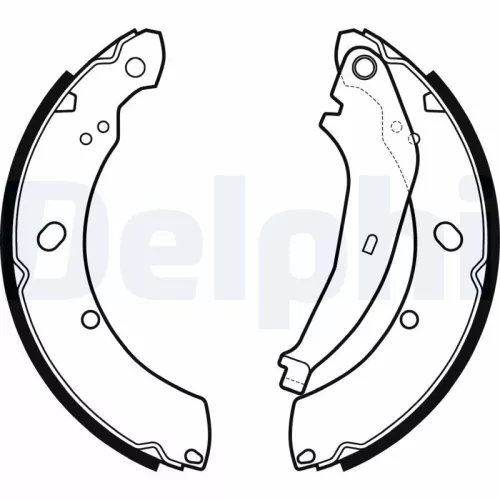 Brake Shoe Set DELPHI LS2136)