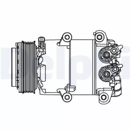Compressor, air conditioning DELPHI CS20466)