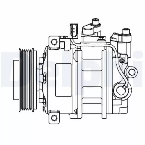 Compressor, air conditioning DELPHI CS20546)