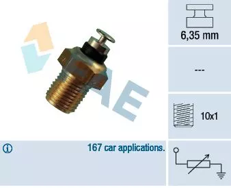 Sensor, coolant temperature FAE 32110)