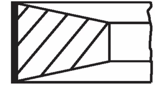 Zuigerveerenset MAHLE 009 96 N0)