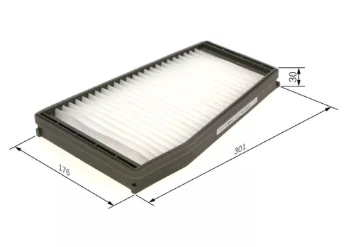 Filter, cabinelucht BOSCH 1 987 435 122)