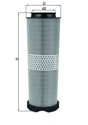 Luchtfilter KNECHT LX 1020/1)