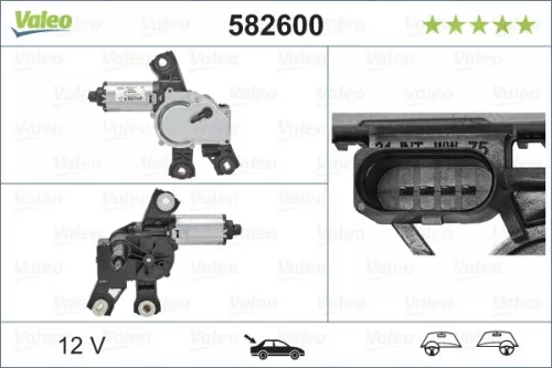 Ruitenwissermotor VALEO 582600)