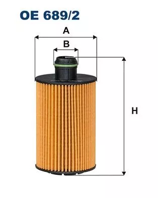 Oliefilter FILTRON OE 689/2)