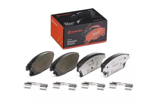 Brake Pad Set, disc brake BREMBO P 59 077X)