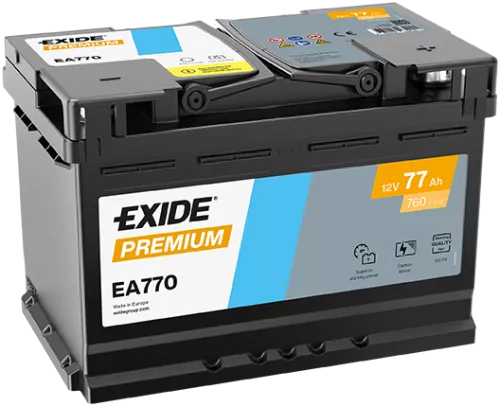 Starter Battery EXIDE EA770)