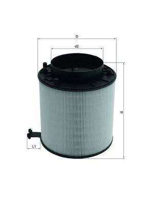 Air Filter KNECHT LX 2091D)