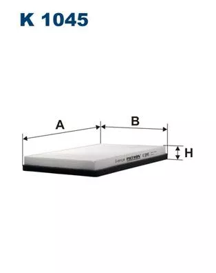 Filter, cabinelucht FILTRON K 1045)