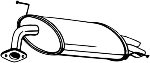 Achterdemper BOSAL 163-161)
