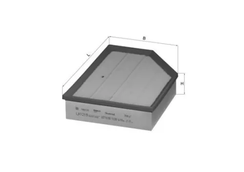 Luchtfilter KNECHT LX 1219)