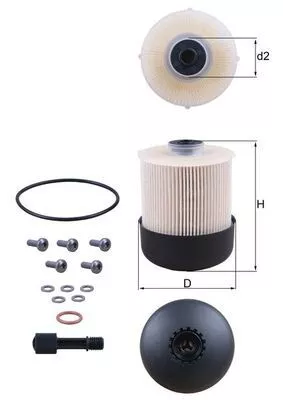 Fuel Filter KNECHT KX 338/28D)